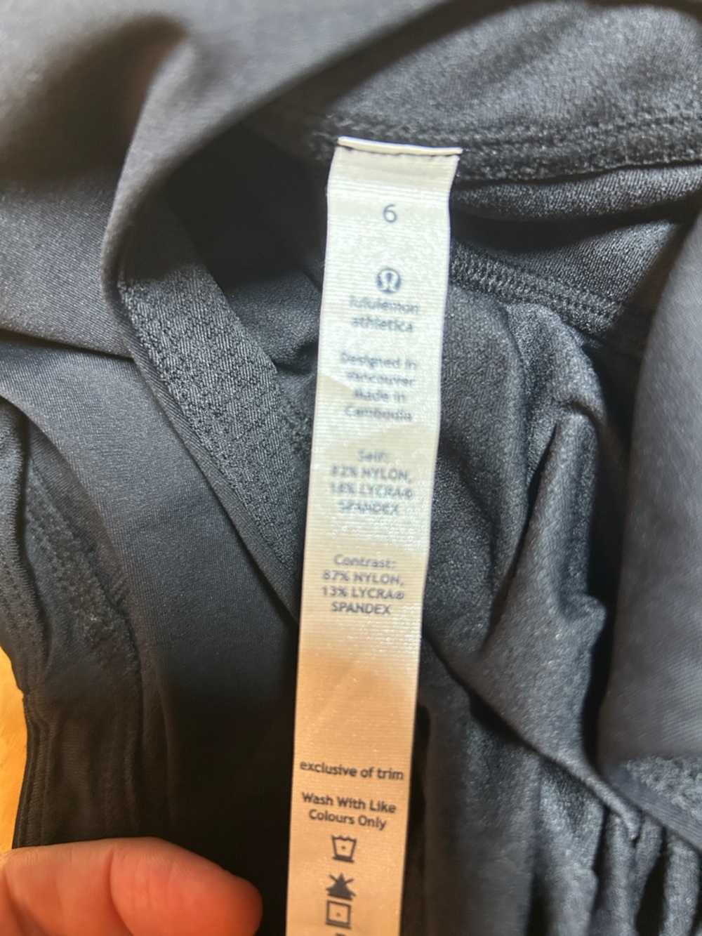 NWT Lululemon Black Sunset Tank Top | Size 6 - Picture 7 of 8
